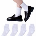 Kids School Sock- Pack of 4 Pairs-White