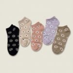 Women’s 5 Pair Cotton Ankle Socks