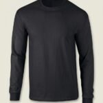 Moon Round Neck premium Cotton-Black