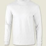 Moon High Neck premium Cotton-White
