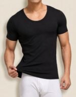 Moon Black Half Sleeves Vest - Image 2